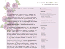 Tablet Screenshot of festivalmarionnettes.com